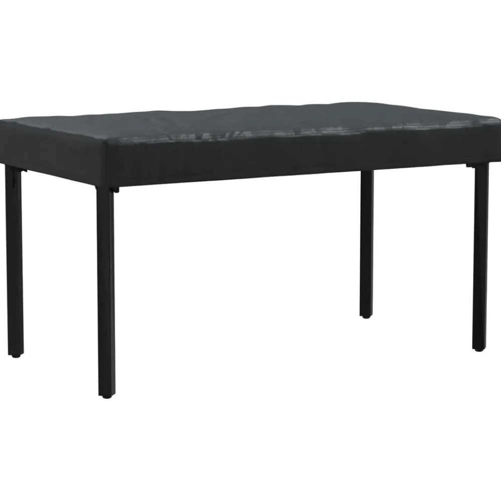 Tafel Dek Effen Zwart 122 x 72 x 15 cm Stof>vidaXL Online
