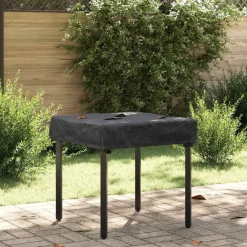 Accessoires Voor Tuinmeubelen*vidaXL Tafel Dek Effen Zwart 62 x 62 x 15 cm 600D Oxford Stof