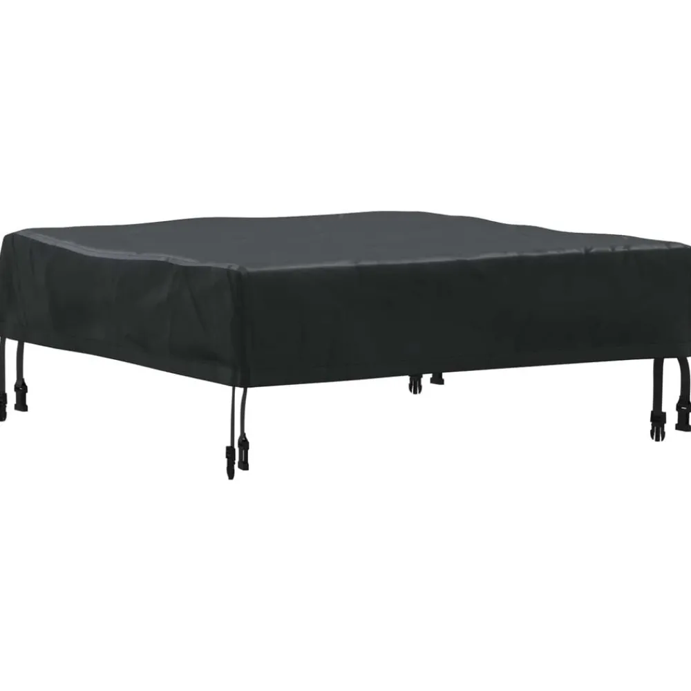 Accessoires Voor Tuinmeubelen*vidaXL Tafel Dek Effen Zwart 62 x 62 x 15 cm Stof