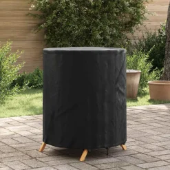 Accessoires Voor Tuinmeubelen*vidaXL Tafel Dek Effen Zwart 62 x 62 x 70 cm Stof