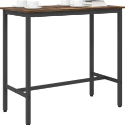 Tafel 100 x 50 x 90,5 cm Engineered hout en staal><noscript><img width=