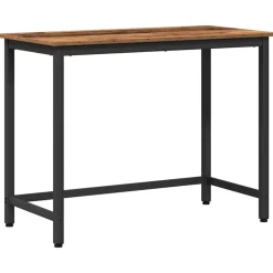 Kantoormeubelen*vidaXL Tafel Oudhout 80 x 50 x 76,5 cm Engineered hout en staal Oud hout