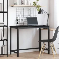 Tafel 80 x 50 x 76,5 cm Engineered hout en staal>vidaXL Hot