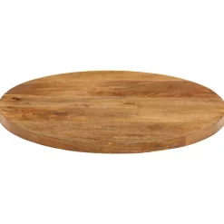 Tafelblad Ø 40x2,5 cm rond massief ruw mangohout><noscript><img width=