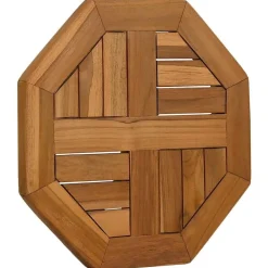 Tafelaccessoires*vidaXL Tafelblad achthoekig 40x40x2,5 cm massief teakhout