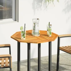 Tafelaccessoires*vidaXL Tafelblad achthoekig 70x70x2 cm massief acaciahout