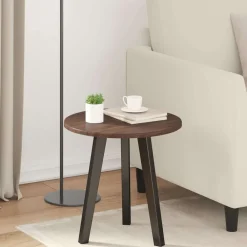 Tafelblad Ø 40 x 1,5 cm Bewerkt hout>vidaXL Clearance