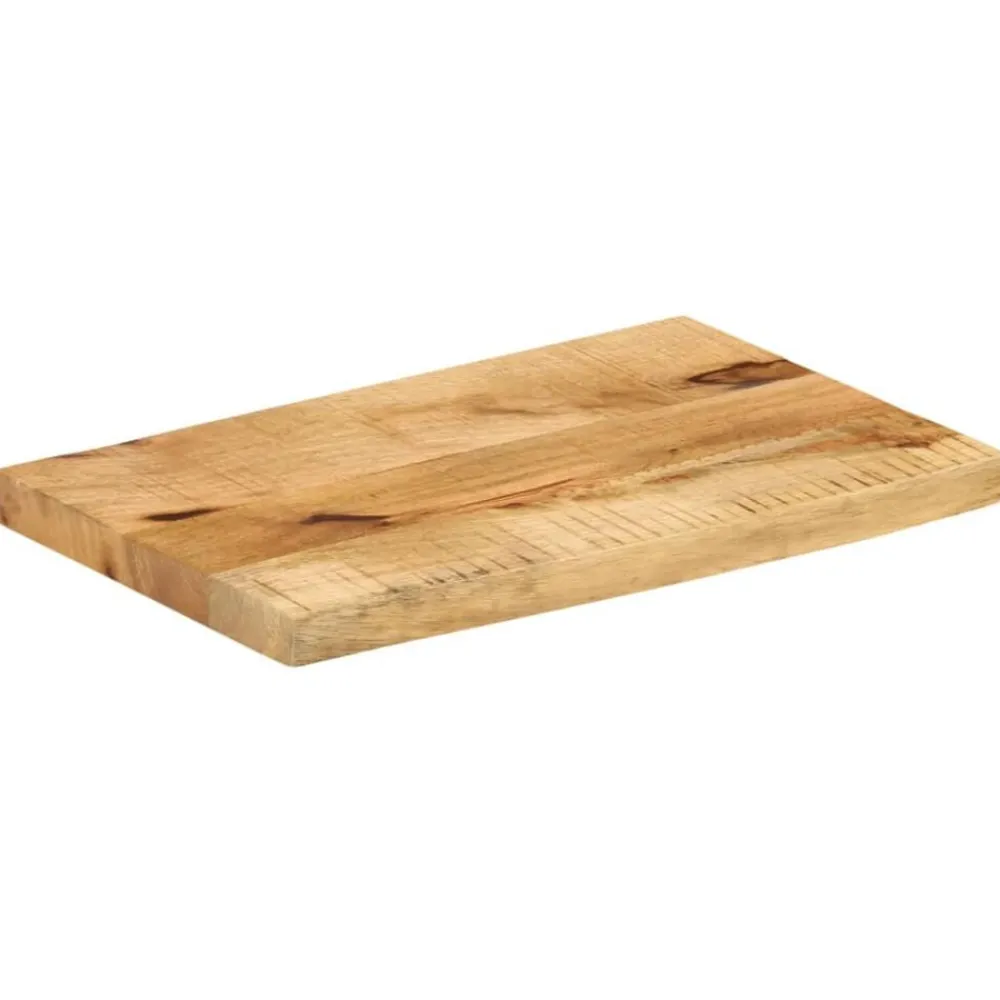 Tafelblad met natuurlijke rand 40x20x2,5 cm massief mangohout>vidaXL Clearance