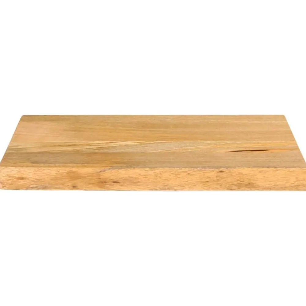 Tafelblad met natuurlijke rand 40x20x2,5 cm massief mangohout>vidaXL New