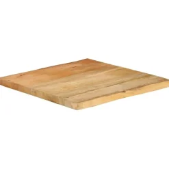 Tafelblad met natuurlijke rand 40x40x2,5 cm massief mangohout>vidaXL Online