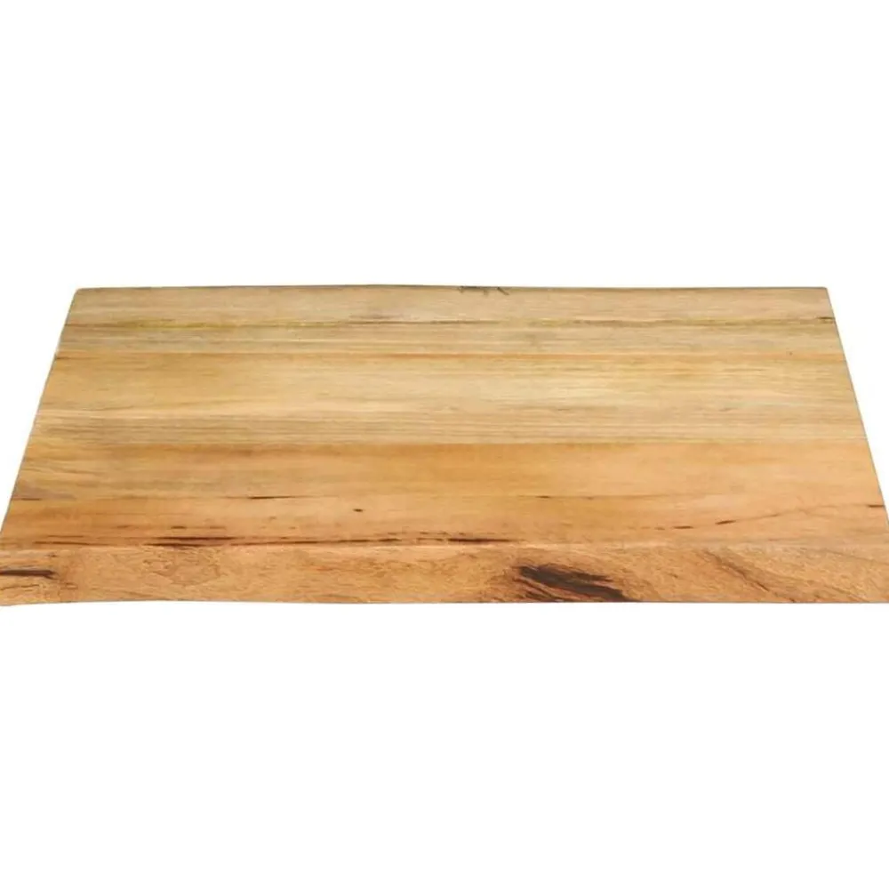 Tafelblad met natuurlijke rand 40x40x2,5 cm massief mangohout>vidaXL Online