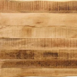 Tafelblad met natuurlijke rand 40x40x3,8 cm massief mangohout>vidaXL New
