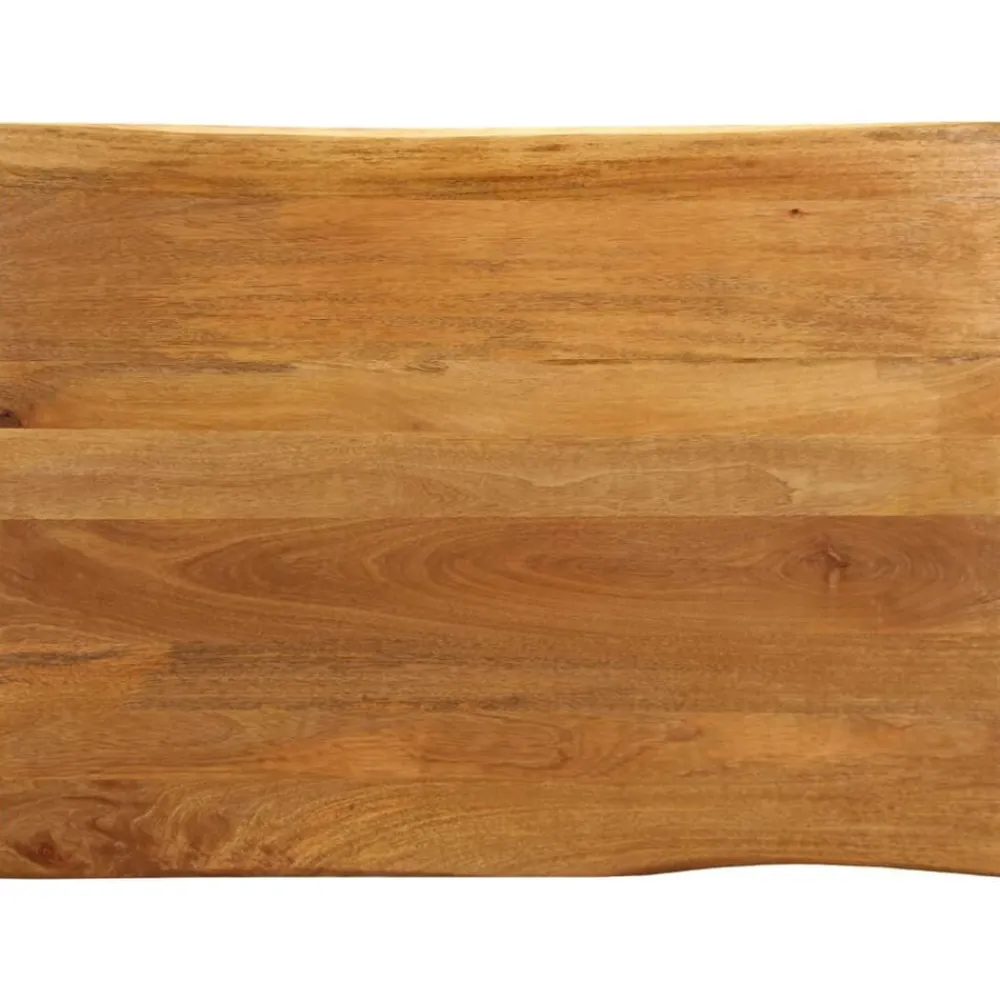 Tafelblad met natuurlijke rand 90x80x3,8 cm massief mangohout>vidaXL Sale