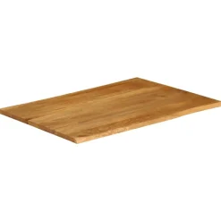 Tafelblad met natuurlijke rand 90x80x3,8 cm massief mangohout>vidaXL Sale