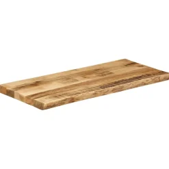 Tafelblad met natuurlijke rand 90x40x2,5 cm massief mangohout>vidaXL Online