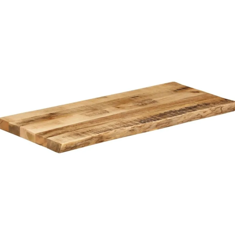 Tafelblad met natuurlijke rand 90x40x2,5 cm massief mangohout>vidaXL Online