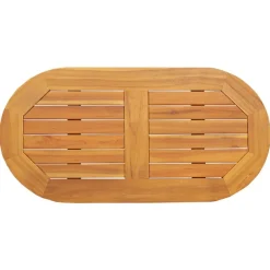 Tafelaccessoires*vidaXL Tafelblad Olie naturel 80 x 40 x 2 cm Massief Acaciahout