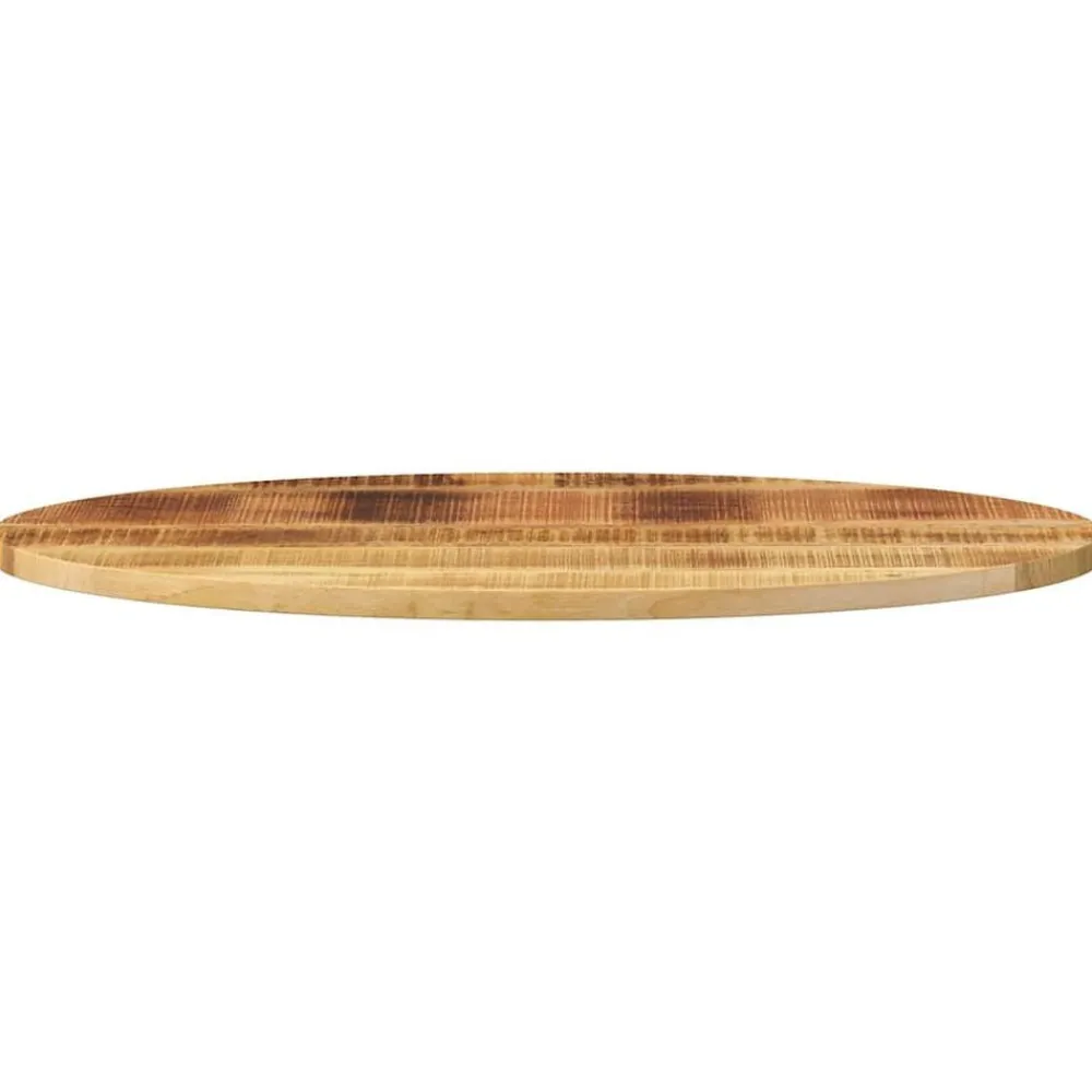 Tafelaccessoires*vidaXL Tafelblad ovaal 110x40x3,8 cm massief mangohout Ruw mangohout (naturel)
