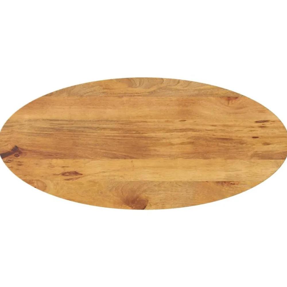 Tafelblad ovaal 140x50x2,5 cm massief mangohout>vidaXL Sale