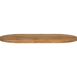 Tafelaccessoires*vidaXL Tafelblad ovaal 80x40x3,8 cm massief mangohout Mangohout (eikenafwerking)
