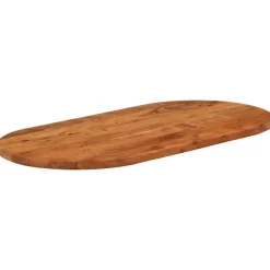 Tafelblad ovaal 80x40x3,8 cm massief acaciahout>vidaXL New