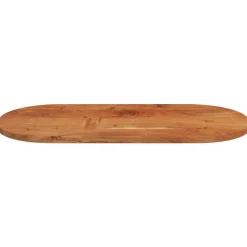 Tafelblad ovaal 80x40x3,8 cm massief acaciahout><noscript><img width=
