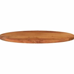 Tafelblad ovaal 80x40x2,5 cm massief acaciahout><noscript><img width=