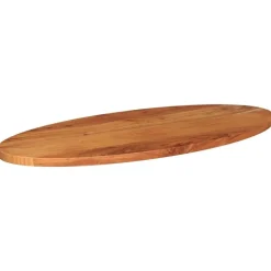 Tafelaccessoires*vidaXL Tafelblad ovaal 80x40x3,8 cm massief acaciahout Acaciahout (naturel)