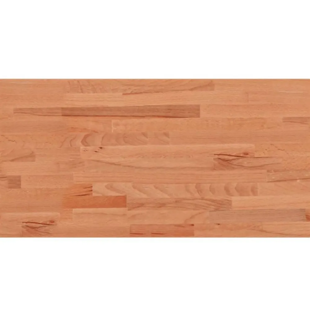 Tafelaccessoires*vidaXL Tafelblad rechthoekig 100x50x1,5 cm massief beukenhout Bruin