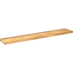 Tafelaccessoires*vidaXL Tafelblad rechthoekig 140x20x2,5 cm massief mangohout Mangohout (naturel)
