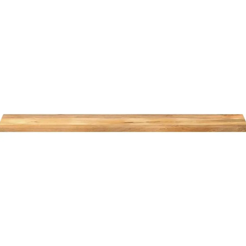 Tafelaccessoires*vidaXL Tafelblad rechthoekig 140x20x2,5 cm massief mangohout Mangohout (naturel)
