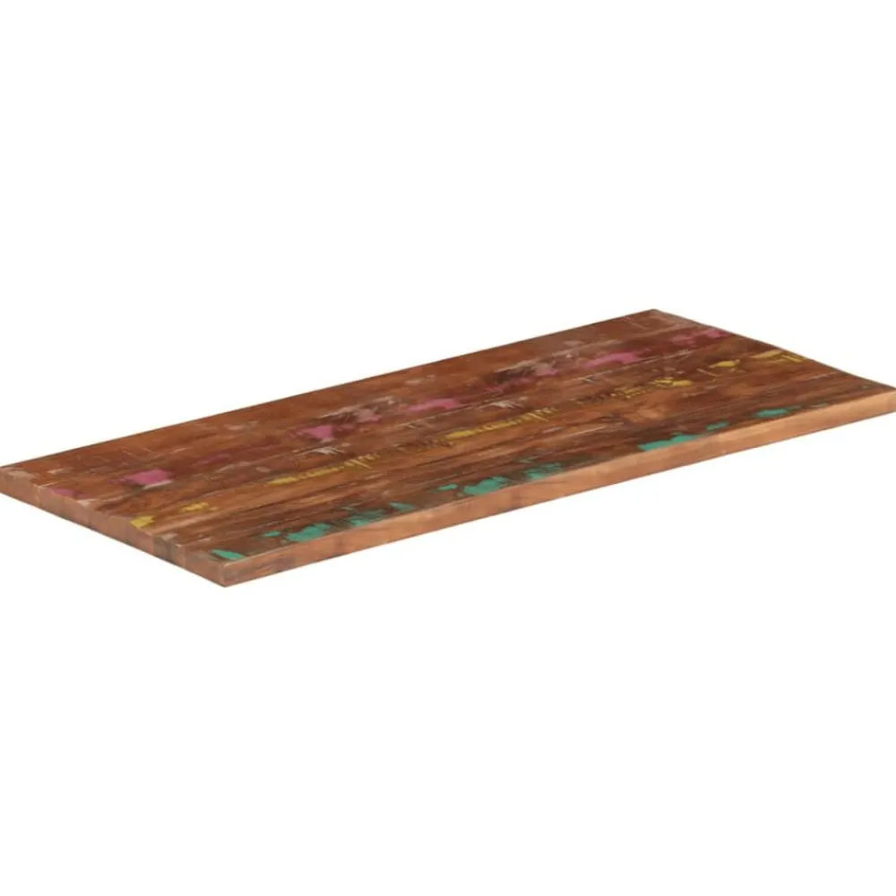 Tafelblad rechthoekig 100x60x1,5 cm massief gerecycled hout>vidaXL Hot