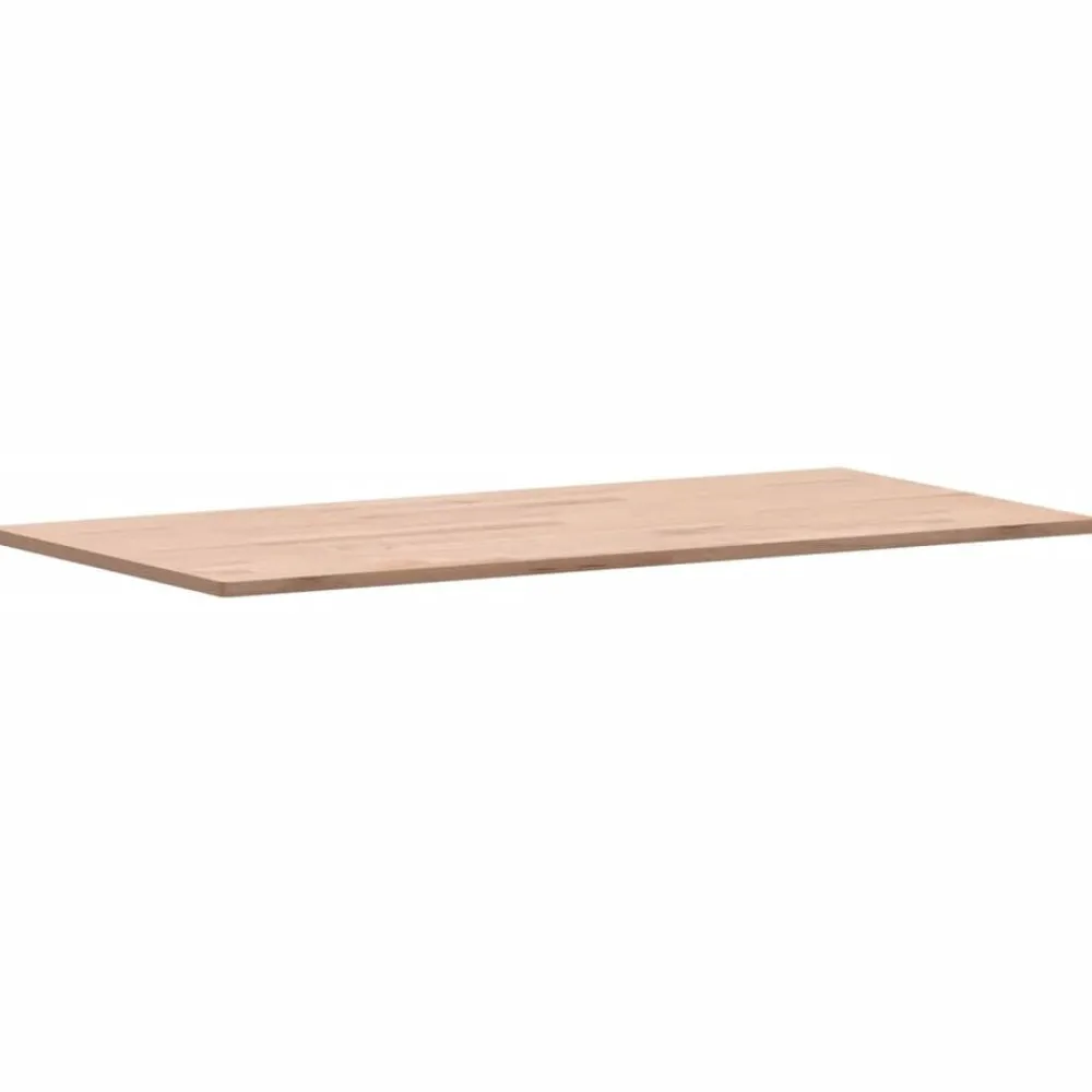 Tafelaccessoires*vidaXL Tafelblad rechthoekig 80x40x1,5 cm massief beukenhout Naturel