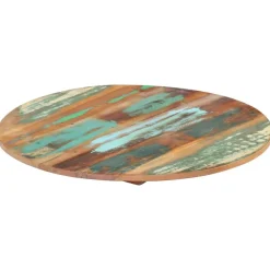 Tafelaccessoires*vidaXL Tafelblad rond 15-16 mm 40 cm massief gerecycled hout
