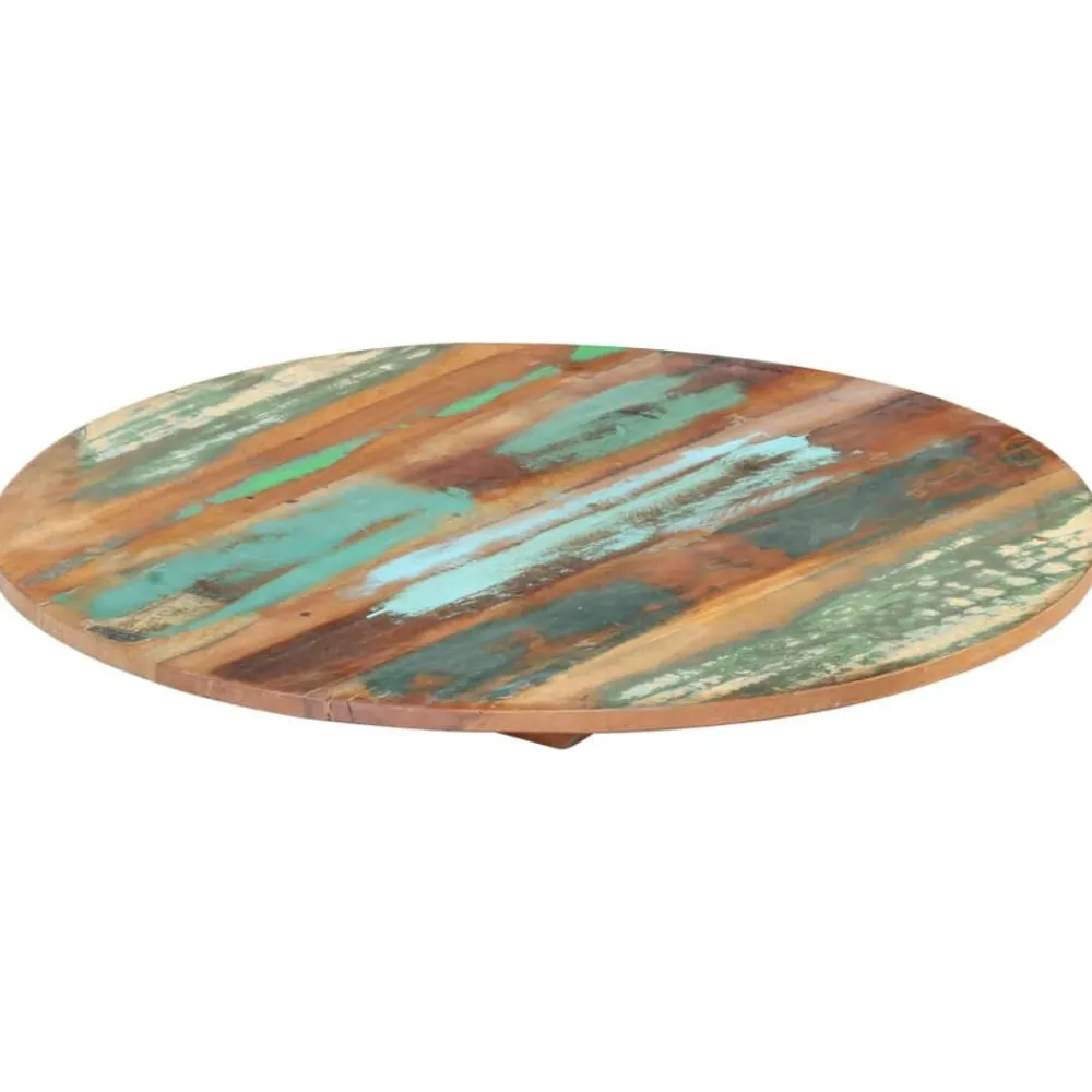 Tafelaccessoires*vidaXL Tafelblad rond 15-16 mm 40 cm massief gerecycled hout
