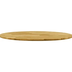 Tafelblad rond 23 mm 500 mm massief eikenhout>vidaXL Hot