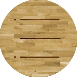 Tafelblad rond 23 mm 500 mm massief eikenhout><noscript><img width=