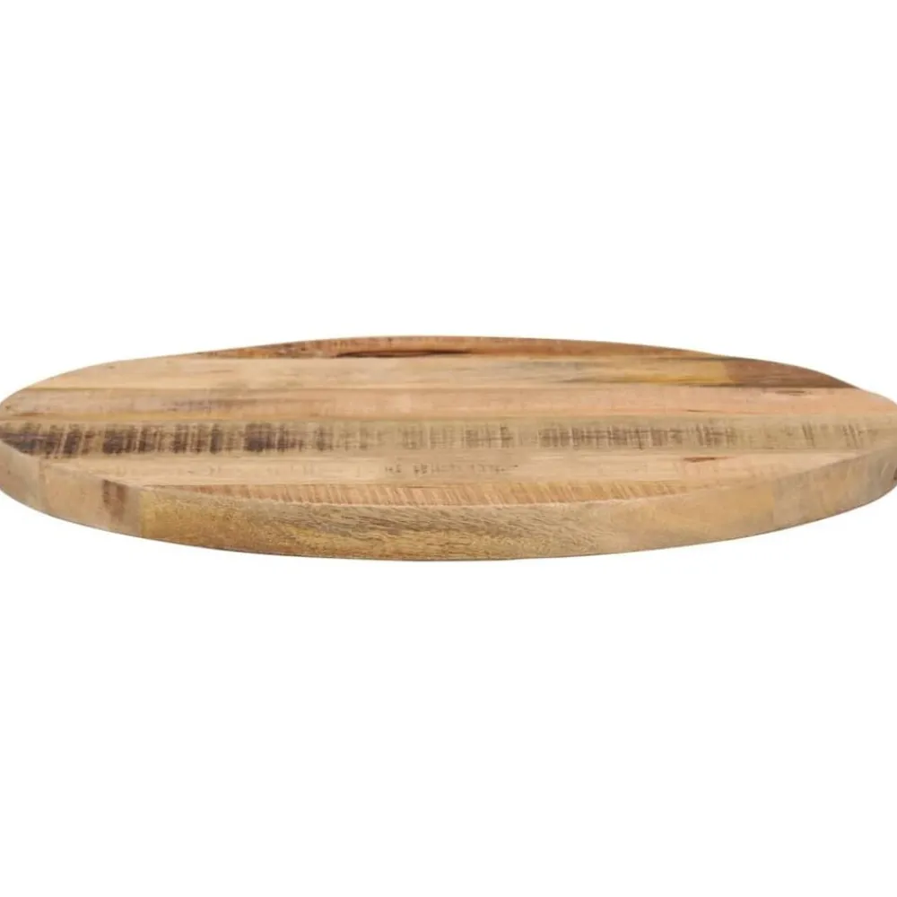 Tafelaccessoires*vidaXL Tafelblad rond Ø 40x1,5 cm massief ruw mangohout Ruw mangohout (naturel)