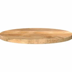 Tafelblad rond Ø 40x2,5 cm massief ruw mangohout><noscript><img width=