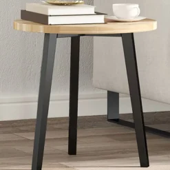Tafelaccessoires*vidaXL Tafelblad rond Ø 40x2 cm massief acaciahout Naturel