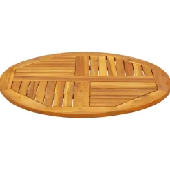 Tafelaccessoires*vidaXL Tafelblad rond Ø 80x2,2 cm massief acaciahout