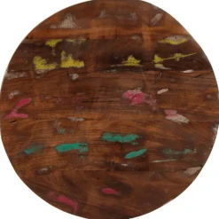 Tafelaccessoires*vidaXL Tafelblad rond Ø 40x3,8 cm massief gerecycled hout Gerecycled hout (meerkleurig)