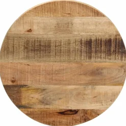 Tafelblad rond Ø 40x2,5 cm massief ruw mangohout>vidaXL Clearance