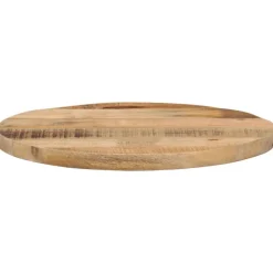 Tafelblad rond Ø 40x3,8 cm massief ruw mangohout><noscript><img width=