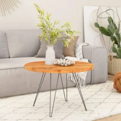 Tafelblad rond Ø 40x3,8 cm massief acaciahout>vidaXL Clearance
