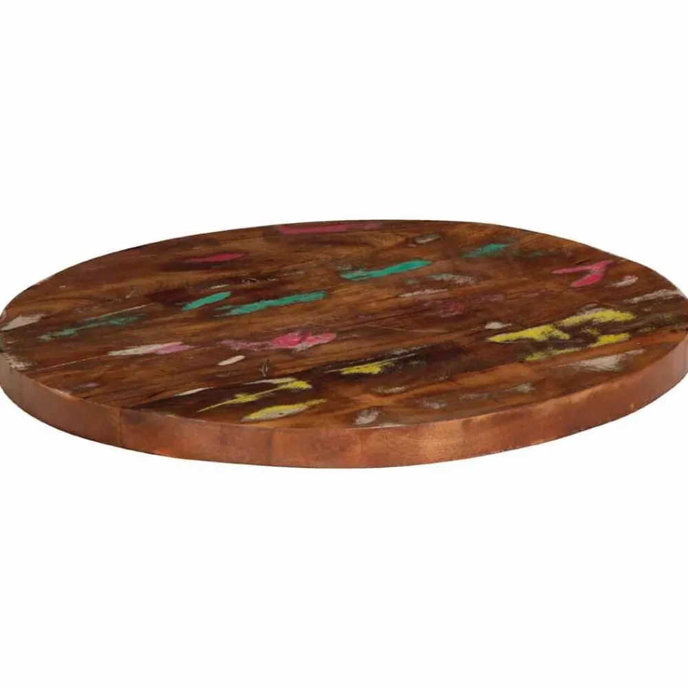Tafelblad rond Ø 40x2,5 cm massief gerecycled hout>vidaXL Hot