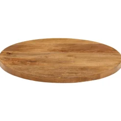 Tafelblad rond Ø 40x3,8 cm massief ruw mangohout><noscript><img width=