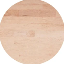 Tafelaccessoires*vidaXL Tafelblad rond Ø30x1,5 cm onbehandeld massief eikenhout Naturel