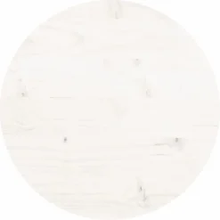 Tafelaccessoires*vidaXL Tafelblad rond Ø30x3 cm massief grenenhout Wit
