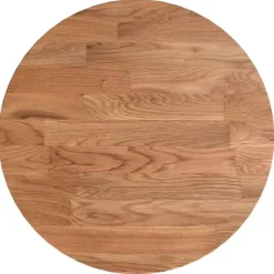 Tafelblad rond Ø30x1,5 cm bewerkt massief eikenhout>vidaXL Outlet
